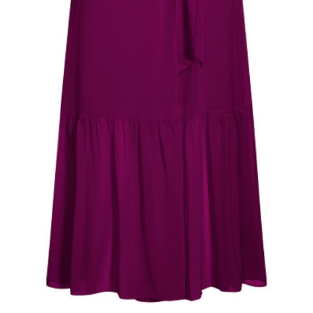 NEW City Chic flutter sleeve wrap maxi dress 16W - Picture 8 of 10